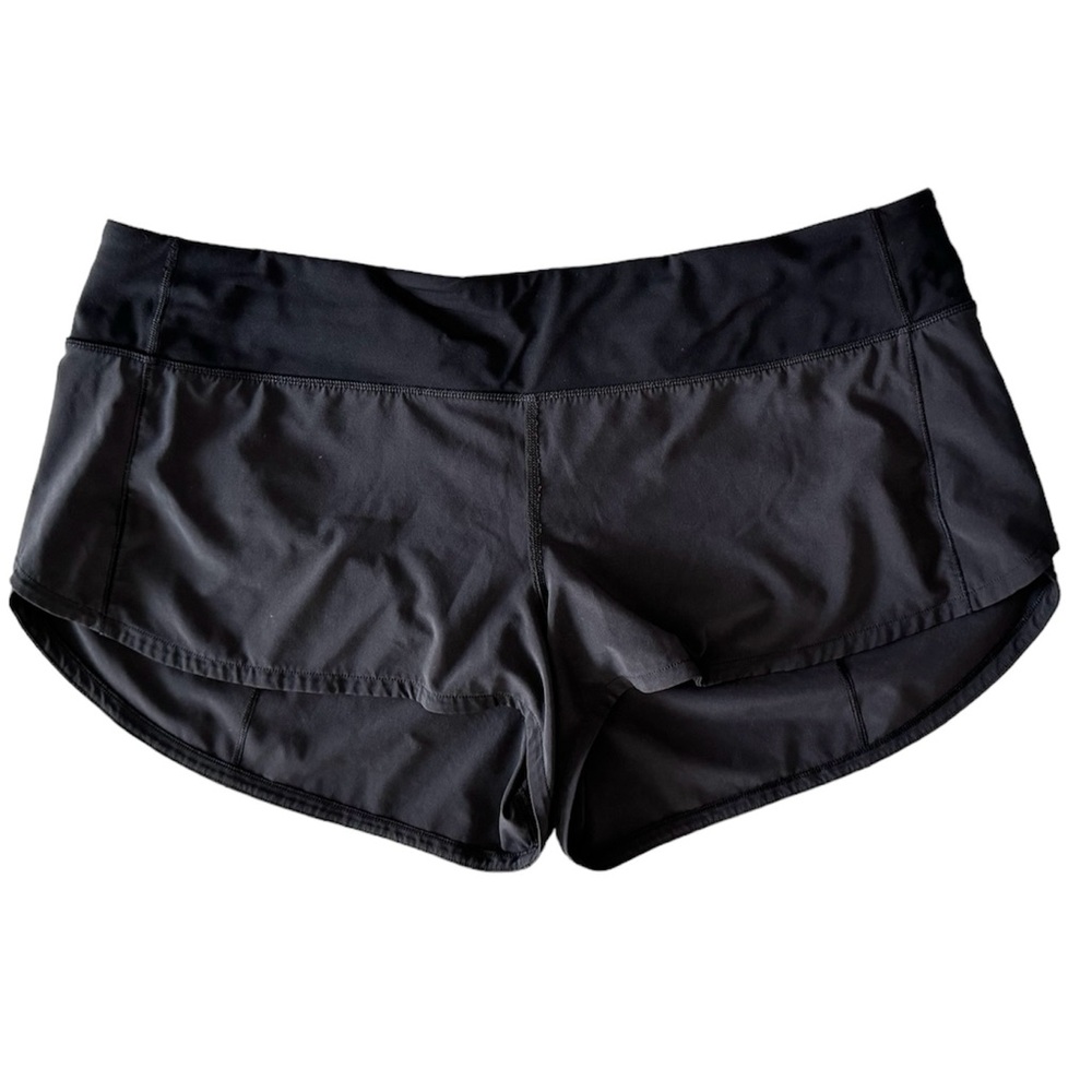 Speed Up Low-Rise Lined Short 2.5”.
Color: Black
Size: 12